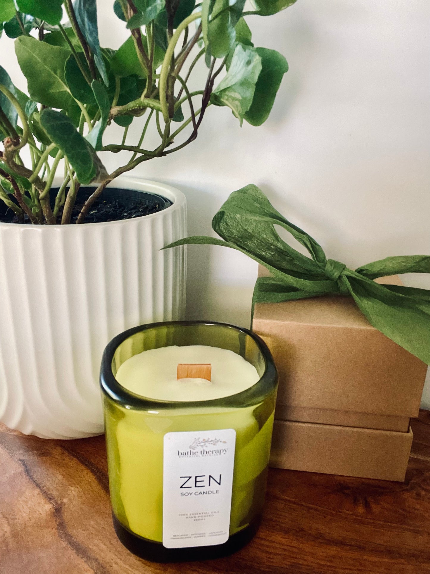 100% Natural Soy Aromatherapy  Zen Candle