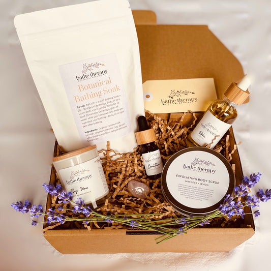 Natural Pregnancy Self-Care Gift Box | Breastfeeding Friendly |